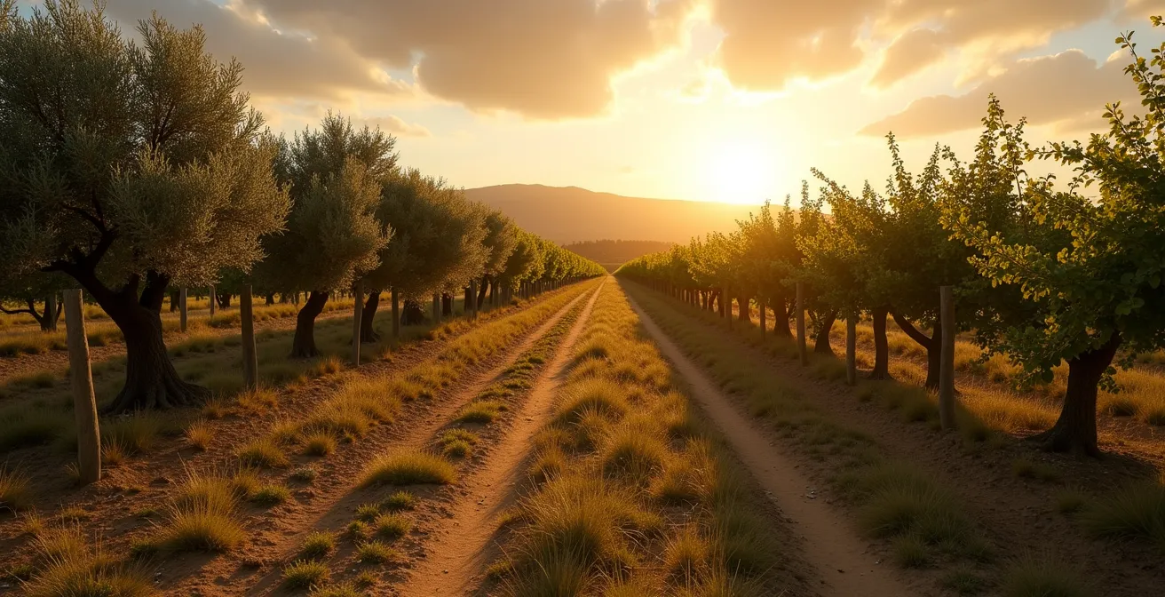 Vista dual mostrando consecuencias de siniestro agrícola extendido a propiedades vecinas
